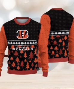 NFL Cincinnati Bengals Christmas Pattern V3 Sport Christmas Ugly Sweater 3D