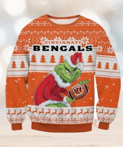 NFL Cincinnati Bengals Grinch Ugly Christmas Sweater Trending Sweater For 2023 Christmas Holidays