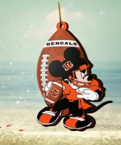 NFL Cincinnati Bengals Mickey Mouse Christmas Ornament 2023 Christmas Tree Decorations