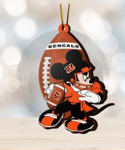 NFL Cincinnati Bengals Mickey Mouse Christmas Ornament