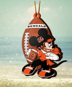 NFL Cincinnati Bengals Mickey Mouse Christmas Ornament