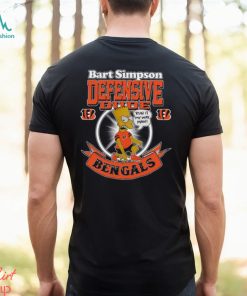 NFL Cincinnati Bengals T Shirt Print Simpsons Nfl Simpsons Tshirt For Fans