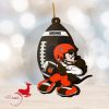 NFL Chicago Bears And Grinch Xmas Ornament Custom Your Name 2023 Christmas Tree Decorations