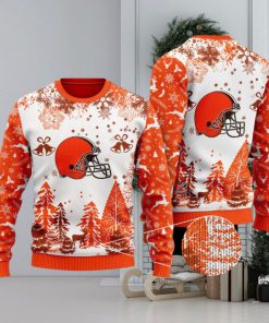 NFL Cleveland Browns Special Christmas Ugly Sweater Design