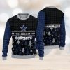 Yamaha Blue Logo Wearing Santa Hat Trending Christmas Gift AOP Ugly Christmas Sweater Men Women Winter Gift