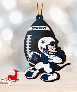 NFL Dallas Cowboys Mickey Mouse Christmas Ornament 2023 Christmas Tree Decorations