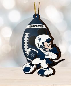 NFL Dallas Cowboys Mickey Mouse Christmas Ornament