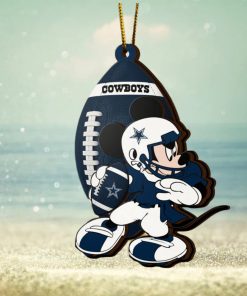 NFL Dallas Cowboys Mickey Mouse Christmas Ornament