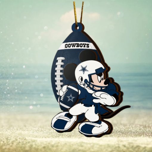 NFL Dallas Cowboys Mickey Mouse Christmas Ornament