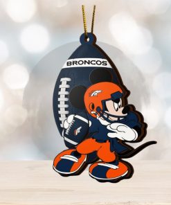 NFL Denver Broncos Mickey Mouse Christmas Ornament