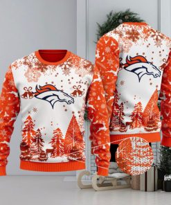 NFL Denver Broncos Special Christmas Ugly Sweater Design