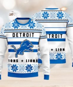 NFL Detroit Lions New Style Knitted Ugly Christmas Sweater Great Gift For Fans