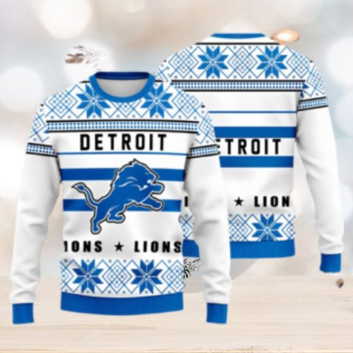 NFL Detroit Lions New Style Knitted Ugly Christmas Sweater Great Gift For Fans