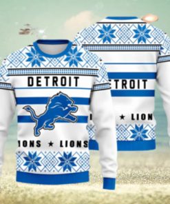 NFL Detroit Lions New Style Knitted Ugly Christmas Sweater Great Gift For Fans