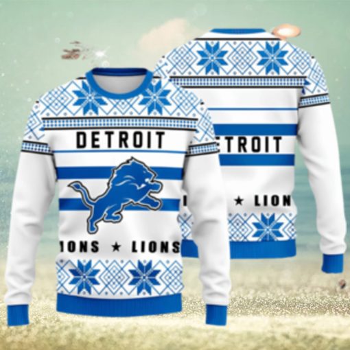 NFL Detroit Lions New Style Knitted Ugly Christmas Sweater Great Gift For Fans