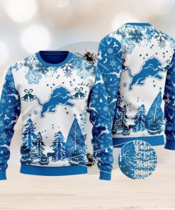 NFL Detroit Lions Special Christmas Ugly Sweater Design