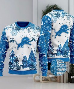 NFL Detroit Lions Special Christmas Ugly Sweater Design