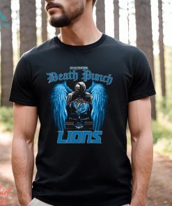 NFL Detroit Lions T Shirt Five Finger Death Punch Nfl Five Finger Death Punch Tshirt For Fans