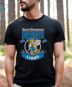 NFL Detroit Lions T Shirt Print Simpsons Nfl Simpsons Tshirt For Fans