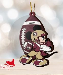 NFL Florida State Seminoles Mickey Mouse Christmas Ornament 2023 Christmas Tree Decorations