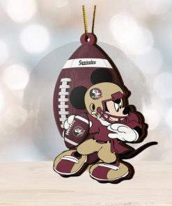 NFL Florida State Seminoles Mickey Mouse Christmas Ornament