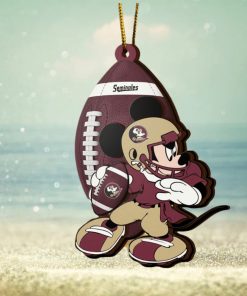 NFL Florida State Seminoles Mickey Mouse Christmas Ornament