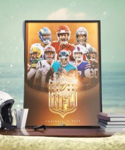 NFL Football Is Back 2023 New Season Poster Canvas
