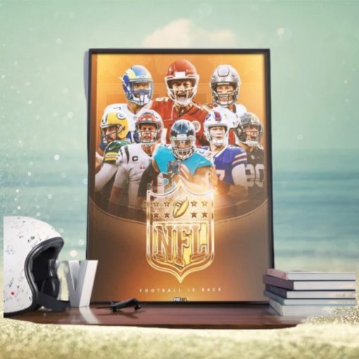 NFL Football Is Back 2023 New Season Poster Canvas