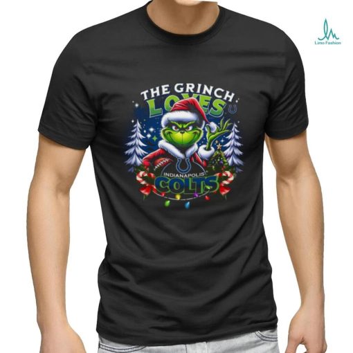 NFL Football The Grinch Loves Indianapolis Colts Christmas shirt