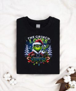 NFL Football The Grinch Loves Indianapolis Colts Christmas shirt