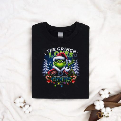 NFL Football The Grinch Loves Indianapolis Colts Christmas shirt