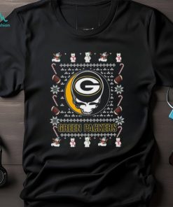 NFL Grateful Dead Green Bay Packers Ugly Christmas Shirt