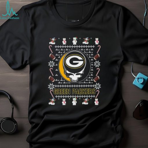 NFL Grateful Dead Green Bay Packers Ugly Christmas Shirt