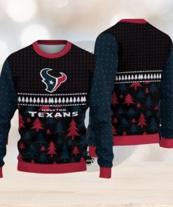 NFL Houston Texans Christmas Pattern V3 Sport Christmas Ugly Sweater 3D