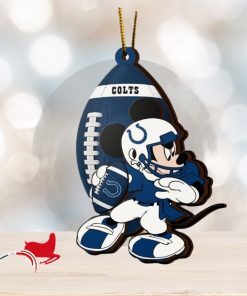 NFL Indianapolis Colts Mickey Mouse Christmas Ornament 2023 Christmas Tree Decorations