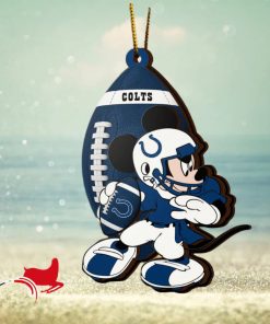 NFL Indianapolis Colts Mickey Mouse Christmas Ornament 2023 Christmas Tree Decorations