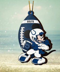 NFL Indianapolis Colts Mickey Mouse Christmas Ornament