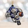 NFL Las Vegas Raiders And Baby Yoda Christmas Ornament 2023 Christmas Tree Decorations