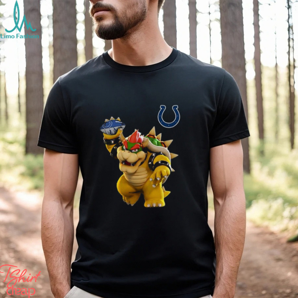 NFL Indianapolis Colts T Shirt Super Mario Nfl Super Mario Tshirt For Fans NFL Indianapolis Colts T Shirt Super Mario Nfl Super Mario Tshirt For Fans