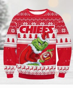 NFL Kansas City Chiefs Grinch Ugly Christmas Sweater Trending Sweater For 2023 Christmas Holidays