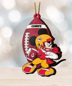 NFL Kansas City Chiefs Mickey Mouse Christmas Ornament