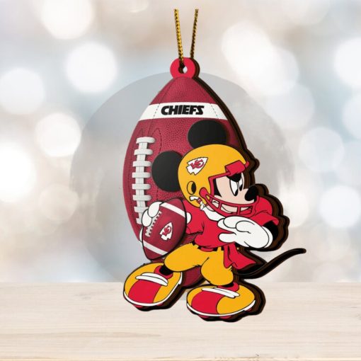 NFL Kansas City Chiefs Mickey Mouse Christmas Ornament