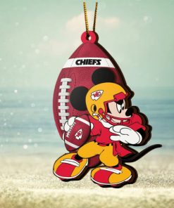 NFL Kansas City Chiefs Mickey Mouse Christmas Ornament