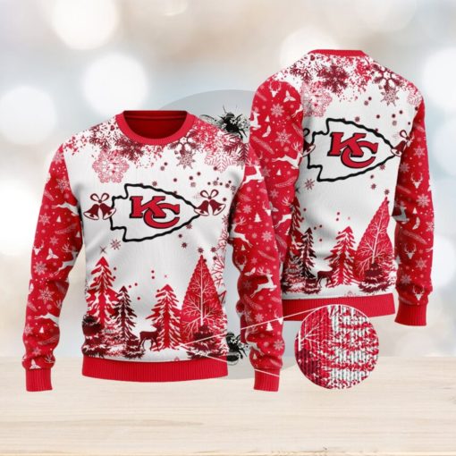 NFL Kansas City Chiefs Special Christmas Ugly Sweater Design