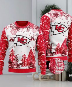 NFL Kansas City Chiefs Special Christmas Ugly Sweater Design