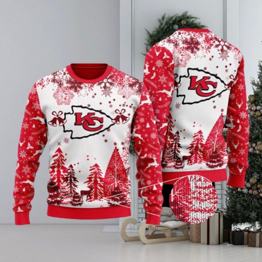 NFL Kansas City Chiefs Special Christmas Ugly Sweater Design