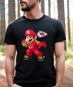 NFL Kansas City Chiefs T Shirt Print Mario Nfl Tshirt Mario For Fans