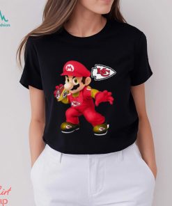 NFL Kansas City Chiefs T Shirt Print Mario Nfl Tshirt Mario For Fans