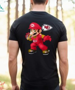 NFL Kansas City Chiefs T Shirt Print Mario Nfl Tshirt Mario For Fans