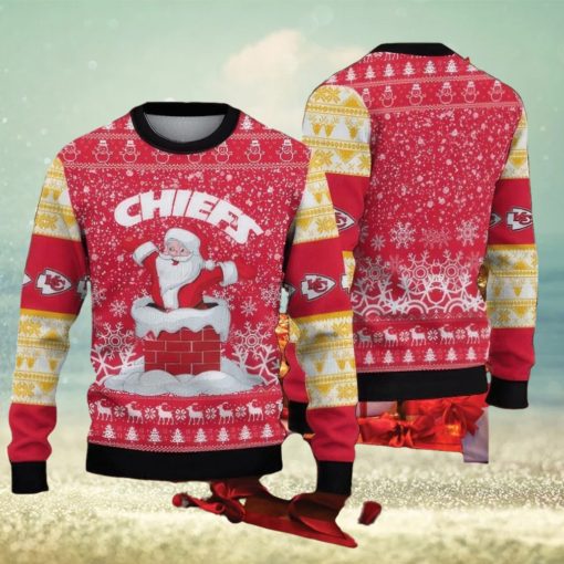 NFL Kansas City Chiefs Ugly Christmas Sweater Woven